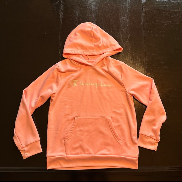 Champion 14-16 Pink Barbie Hoodie Sweatshirt - Picture 1 of 5